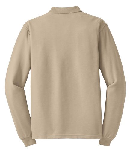 Port Authority Silk Touch Long Sleeve Polo. K500LS image thumbnail
