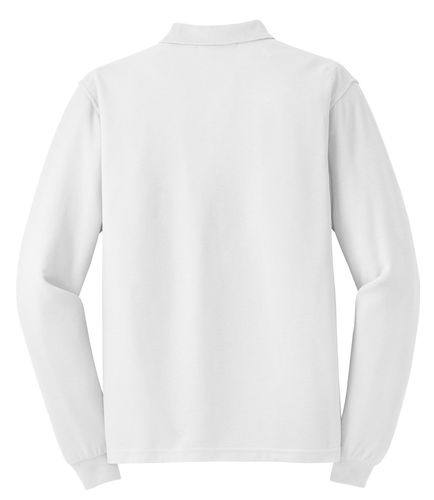 Port Authority Silk Touch Long Sleeve Polo. K500LS image thumbnail