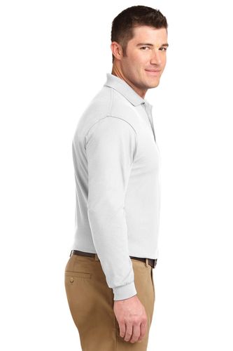 Port Authority Silk Touch Long Sleeve Polo. K500LS image thumbnail