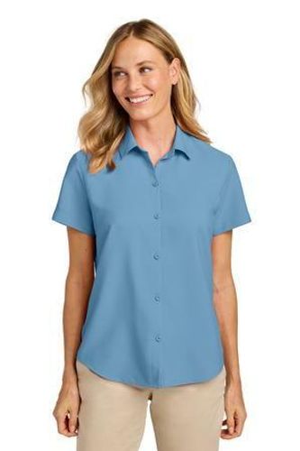 Port Authority Women's Short Sleeve UV Dockside Shirt LW963 image thumbnail Port Authority Women's Short Sleeve UV Dockside Shirt LW963 image thumbnail