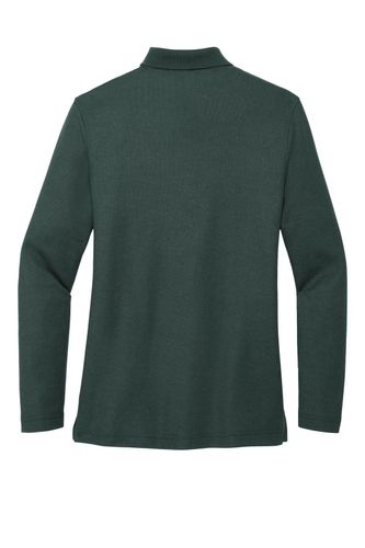 Port Authority Women's Silk Touch Long Sleeve Polo. L500LS image thumbnail