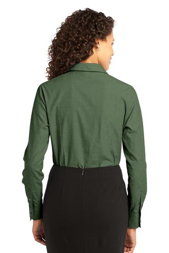 Port Authority Ladies Crosshatch Easy Care Shirt. L640 image thumbnail Port Authority Ladies Crosshatch Easy Care Shirt. L640 image thumbnail