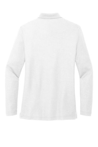 Port Authority Women's Silk Touch Long Sleeve Polo. L500LS image thumbnail