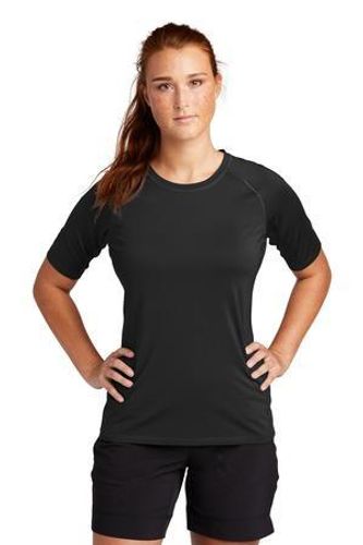 Sport-Tek Ladies Rashguard Tee. LST470 image thumbnail