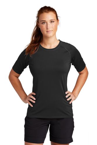 Sport-Tek Ladies Rashguard Tee. LST470 image thumbnail