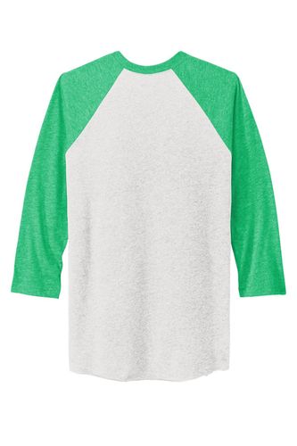 Next Level Apparel Unisex Tri-Blend 3/4-Sleeve Raglan Tee. NL6051 image thumbnail