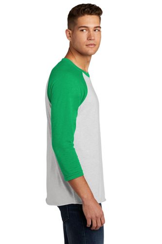 Next Level Apparel Unisex Tri-Blend 3/4-Sleeve Raglan Tee. NL6051 image thumbnail