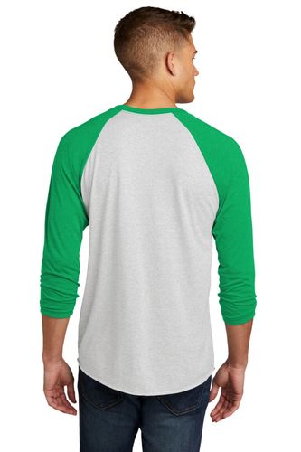 Next Level Apparel Unisex Tri-Blend 3/4-Sleeve Raglan Tee. NL6051 image thumbnail