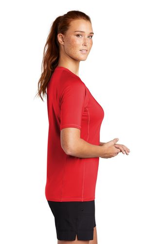 Sport-Tek Ladies Rashguard Tee. LST470 image thumbnail
