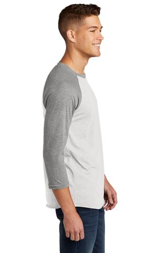 Next Level Apparel Unisex Tri-Blend 3/4-Sleeve Raglan Tee. NL6051 image thumbnail