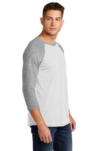 Next Level Apparel Unisex Tri-Blend 3/4-Sleeve Raglan Tee. NL6051 image thumbnail
