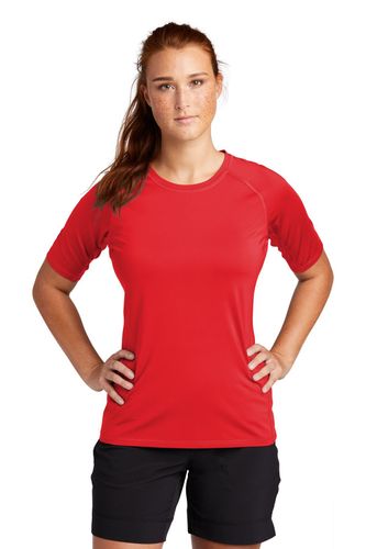 Sport-Tek Ladies Rashguard Tee. LST470 image thumbnail