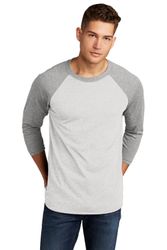Image of Next Level Apparel Unisex Tri-Blend 3/4-Sleeve Raglan Tee. NL6051