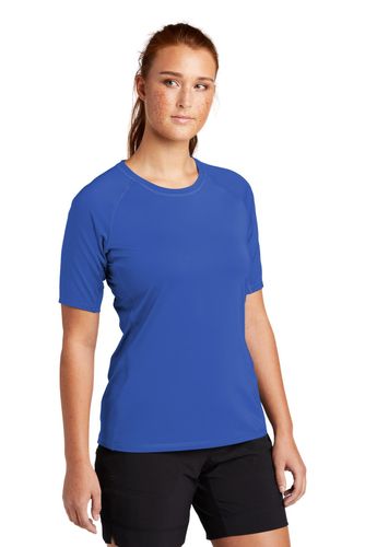 Sport-Tek Ladies Rashguard Tee. LST470 image thumbnail
