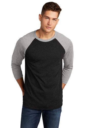 Next Level Apparel Unisex Tri-Blend 3/4-Sleeve Raglan Tee. NL6051 image thumbnail