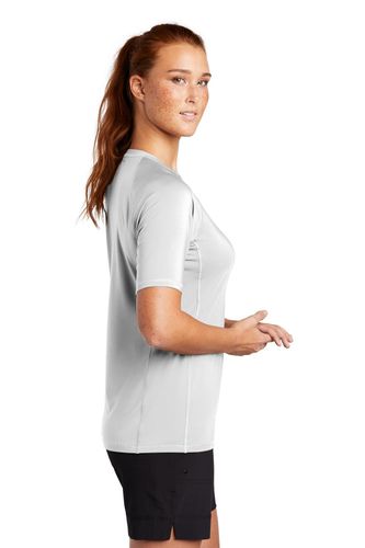 Sport-Tek Ladies Rashguard Tee. LST470 image thumbnail