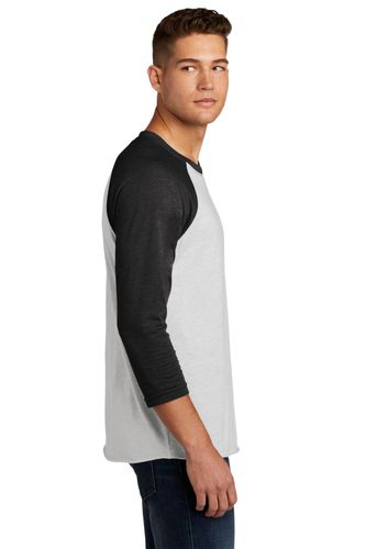 Next Level Apparel Unisex Tri-Blend 3/4-Sleeve Raglan Tee. NL6051 image thumbnail