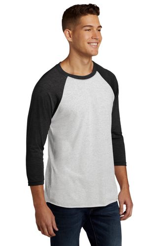 Next Level Apparel Unisex Tri-Blend 3/4-Sleeve Raglan Tee. NL6051 image thumbnail