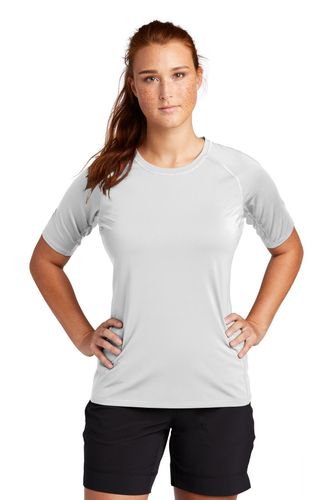 Sport-Tek Ladies Rashguard Tee. LST470 image thumbnail