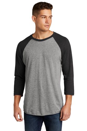 Next Level Apparel Unisex Tri-Blend 3/4-Sleeve Raglan Tee. NL6051 image thumbnail