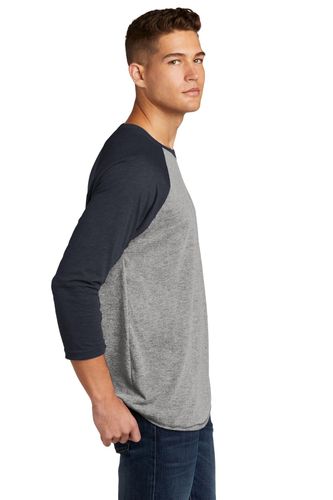 Next Level Apparel Unisex Tri-Blend 3/4-Sleeve Raglan Tee. NL6051 image thumbnail