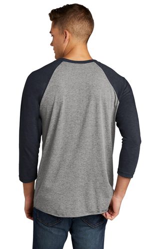 Next Level Apparel Unisex Tri-Blend 3/4-Sleeve Raglan Tee. NL6051 image thumbnail