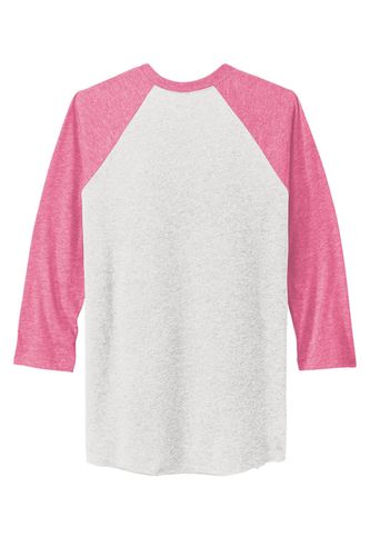 Next Level Apparel Unisex Tri-Blend 3/4-Sleeve Raglan Tee. NL6051 image thumbnail