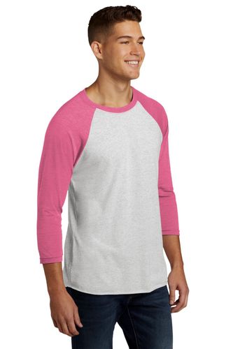 Next Level Apparel Unisex Tri-Blend 3/4-Sleeve Raglan Tee. NL6051 image thumbnail