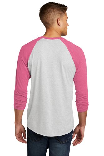 Next Level Apparel Unisex Tri-Blend 3/4-Sleeve Raglan Tee. NL6051 image thumbnail