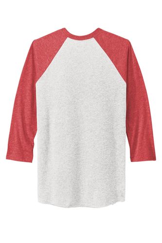 Next Level Apparel Unisex Tri-Blend 3/4-Sleeve Raglan Tee. NL6051 image thumbnail