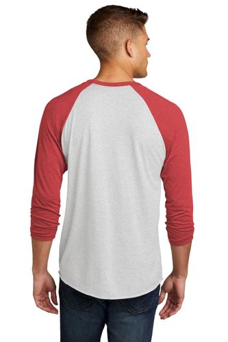 Next Level Apparel Unisex Tri-Blend 3/4-Sleeve Raglan Tee. NL6051 image thumbnail