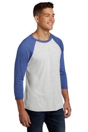 Next Level Apparel Unisex Tri-Blend 3/4-Sleeve Raglan Tee. NL6051 image thumbnail