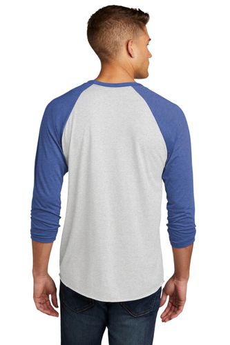 Next Level Apparel Unisex Tri-Blend 3/4-Sleeve Raglan Tee. NL6051 image thumbnail