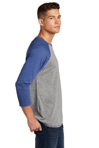 Next Level Apparel Unisex Tri-Blend 3/4-Sleeve Raglan Tee. NL6051 image thumbnail