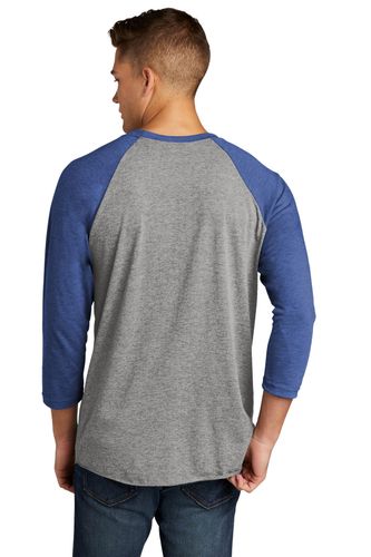 Next Level Apparel Unisex Tri-Blend 3/4-Sleeve Raglan Tee. NL6051 image thumbnail