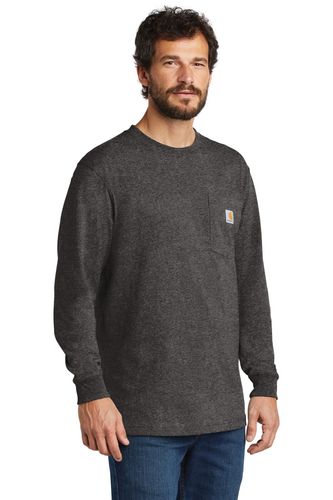 Carhartt Workwear Pocket Long Sleeve T-Shirt. CTK126 image thumbnail