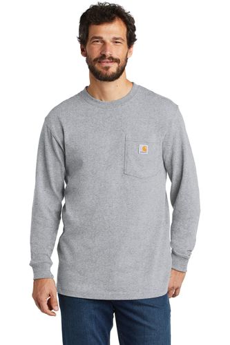 Carhartt Workwear Pocket Long Sleeve T-Shirt. CTK126 image thumbnail