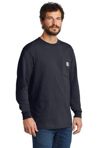 Carhartt Workwear Pocket Long Sleeve T-Shirt. CTK126 image thumbnail