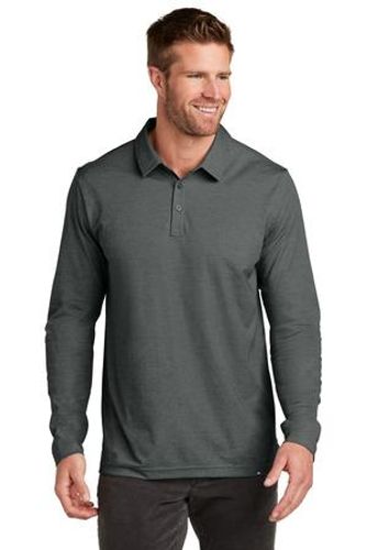 TravisMathew Oceanside Heather Long Sleeve Polo TM1MZ343 image thumbnail