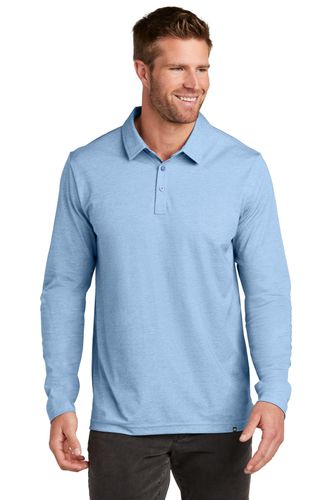 TravisMathew Oceanside Heather Long Sleeve Polo TM1MZ343 image thumbnail