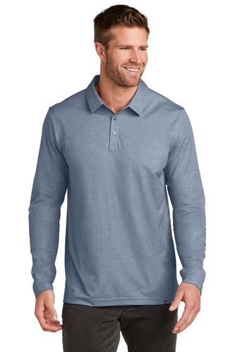 TravisMathew Oceanside Heather Long Sleeve Polo TM1MZ343 image thumbnail