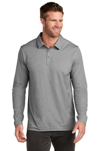 TravisMathew Oceanside Heather Long Sleeve Polo TM1MZ343 image thumbnail