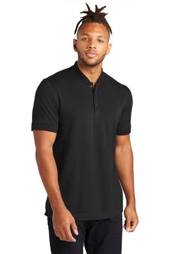 MERCER+METTLE Stretch Pique Henley image thumbnail