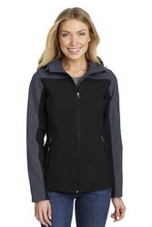 Image of Port Authority Ladies Hooded Core Soft Shell Jacket