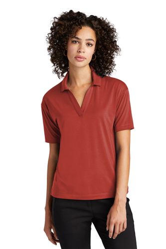 MERCER+METTLE Women's Stretch Jersey Polo image thumbnail