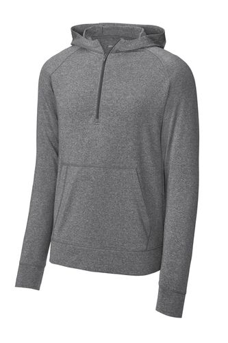 Sport-Tek Sport-Wick Stretch 1/2-Zip Hoodie  image thumbnail