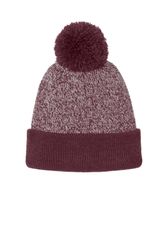 Image of Sport-Tek Halftime Heather Pom Beanie