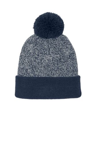 Sport-Tek Halftime Heather Pom Beanie image thumbnail