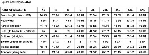 Symphony Women's Square Neck Blouse - Black image thumbnail