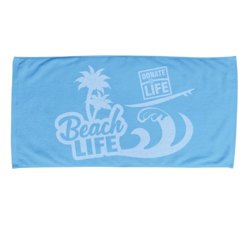 Donate Life Resort Beach Towel image thumbnail